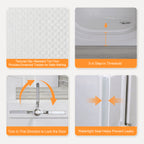 57 in. x 30 in. Walk-In Whirlpool Bathtub with Outward-Swing Door, Low Threshold and Right-Hand Drain in White